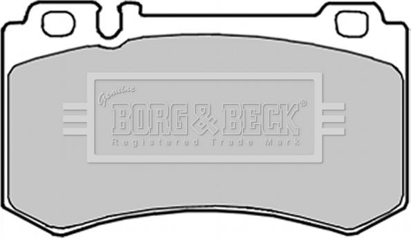 Borg & Beck BBP1916 - Jarrupala, levyjarru inparts.fi