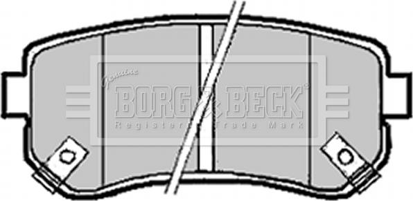 Borg & Beck BBP1924 - Jarrupala, levyjarru inparts.fi