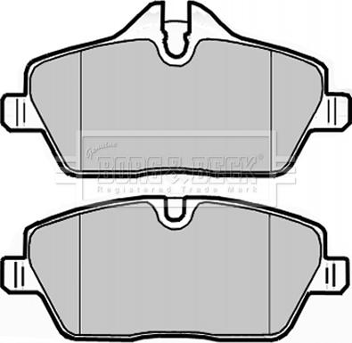 Borg & Beck BBP1926 - Jarrupala, levyjarru inparts.fi