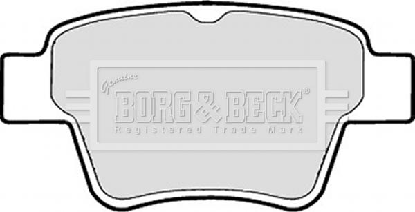 Borg & Beck BBP1920 - Jarrupala, levyjarru inparts.fi