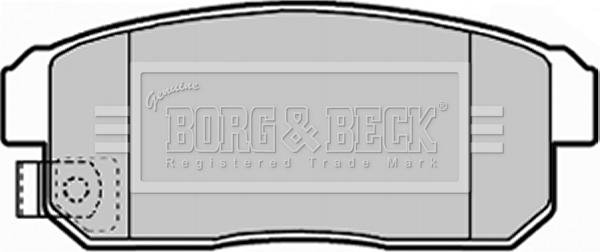 Borg & Beck BBP1921 - Jarrupala, levyjarru inparts.fi