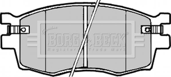 Borg & Beck BBP1923 - Jarrupala, levyjarru inparts.fi