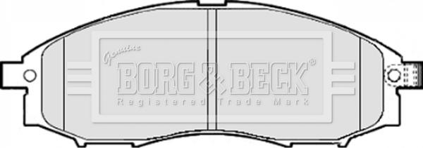 Borg & Beck BBP1922 - Jarrupala, levyjarru inparts.fi