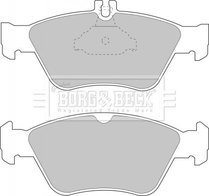 Borg & Beck BBP1454 - Jarrupala, levyjarru inparts.fi