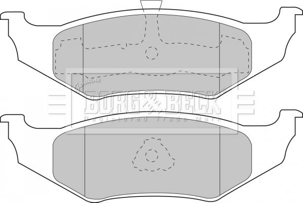 Borg & Beck BBP1450 - Jarrupala, levyjarru inparts.fi