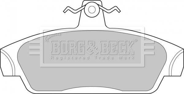 Borg & Beck BBP1411 - Jarrupala, levyjarru inparts.fi