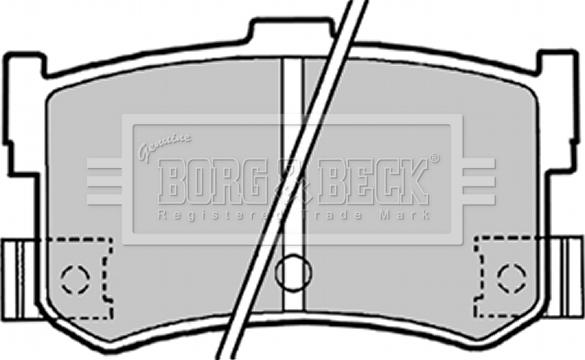 Borg & Beck BBP1413 - Jarrupala, levyjarru inparts.fi