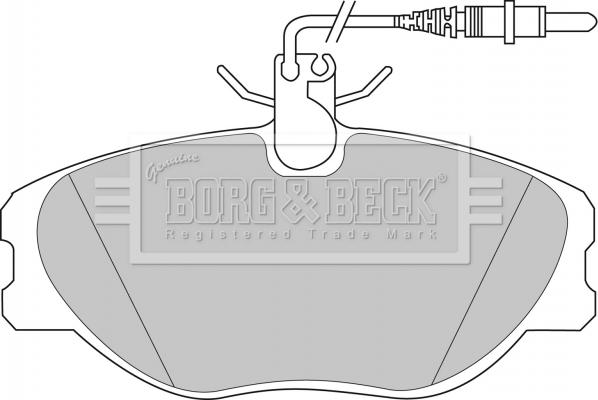 Borg & Beck BBP1438 - Jarrupala, levyjarru inparts.fi