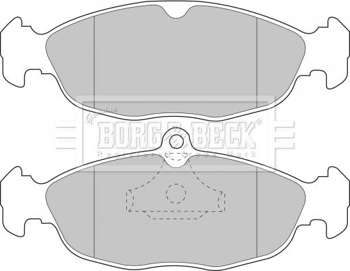 Borg & Beck BBP1791 - Jarrupala, levyjarru inparts.fi