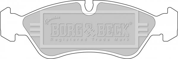 Borg & Beck BBP1423 - Jarrupala, levyjarru inparts.fi