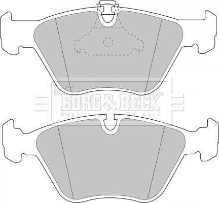 Borg & Beck BBP1590 - Jarrupala, levyjarru inparts.fi