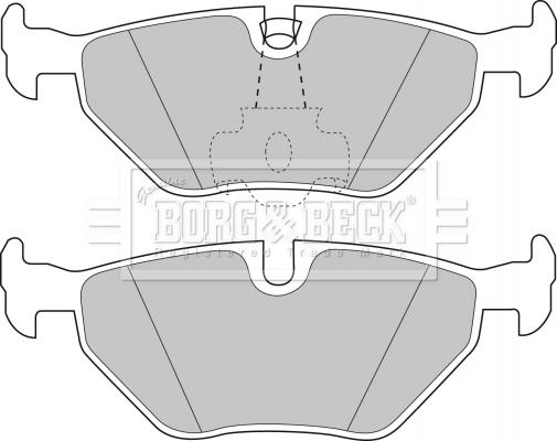 Borg & Beck BBP1591 - Jarrupala, levyjarru inparts.fi