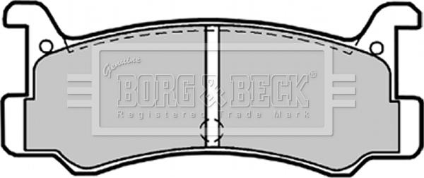 Borg & Beck BBP1540 - Jarrupala, levyjarru inparts.fi