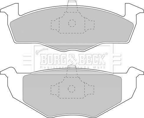 Borg & Beck BBP1555 - Jarrupala, levyjarru inparts.fi