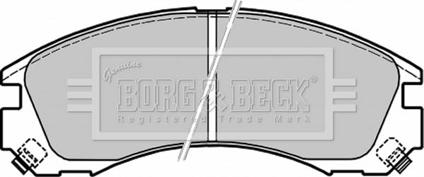 Borg & Beck BBP1565 - Jarrupala, levyjarru inparts.fi