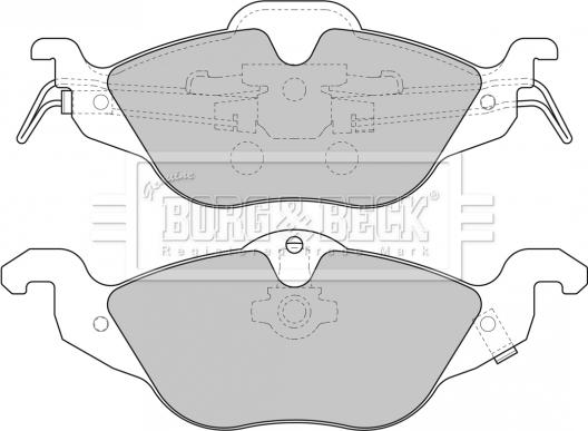 Borg & Beck BBP1563 - Jarrupala, levyjarru inparts.fi