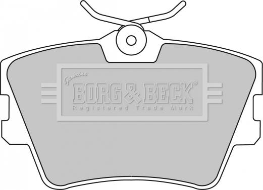 Borg & Beck BBP1501 - Jarrupala, levyjarru inparts.fi