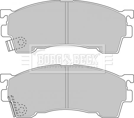 Borg & Beck BBP1516 - Jarrupala, levyjarru inparts.fi