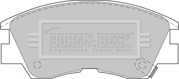 Borg & Beck BBP1511 - Jarrupala, levyjarru inparts.fi