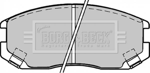 Borg & Beck BBP1518 - Jarrupala, levyjarru inparts.fi