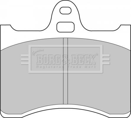 Borg & Beck BBP1538 - Jarrupala, levyjarru inparts.fi