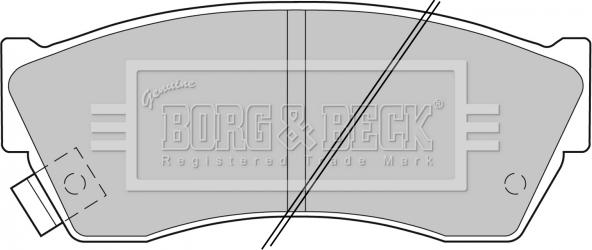 Borg & Beck BBP1529 - Jarrupala, levyjarru inparts.fi