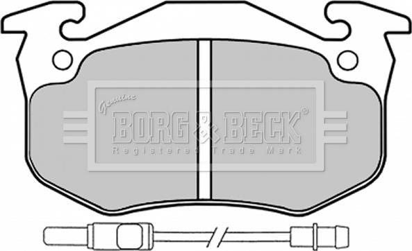 Borg & Beck BBP1525 - Jarrupala, levyjarru inparts.fi