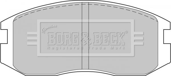 Borg & Beck BBP1521 - Jarrupala, levyjarru inparts.fi