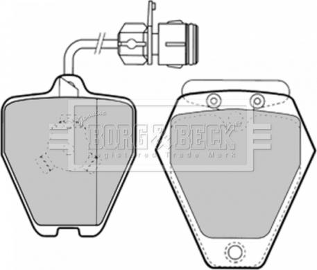 Borg & Beck BBP1577 - Jarrupala, levyjarru inparts.fi