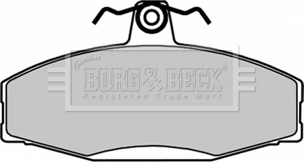Borg & Beck BBP1604 - Jarrupala, levyjarru inparts.fi