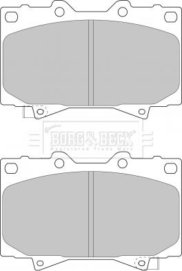 Borg & Beck BBP1682 - Jarrupala, levyjarru inparts.fi