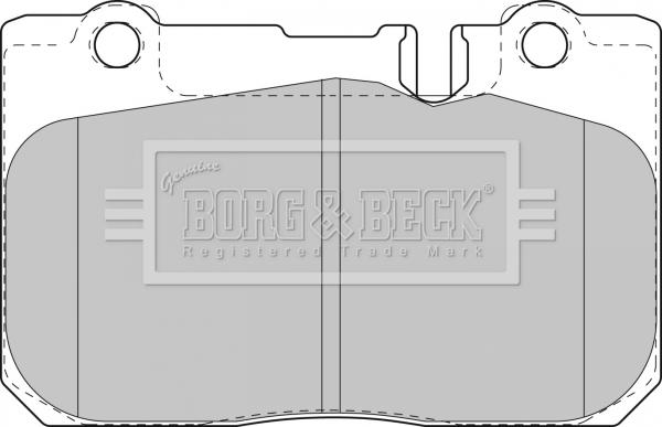 Borg & Beck BBP1631 - Jarrupala, levyjarru inparts.fi