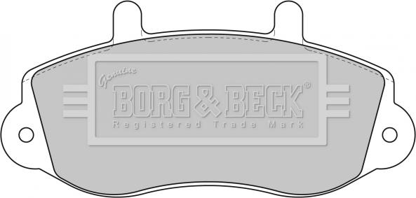 Borg & Beck BBP1638 - Jarrupala, levyjarru inparts.fi