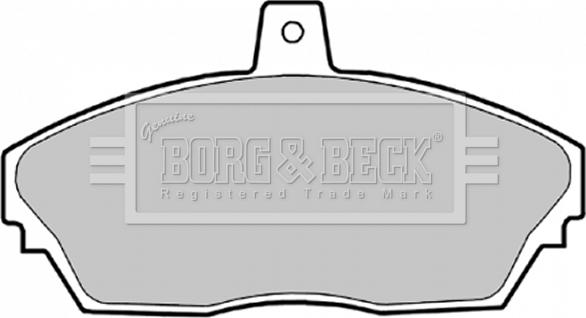 Borg & Beck BBP1629 - Jarrupala, levyjarru inparts.fi