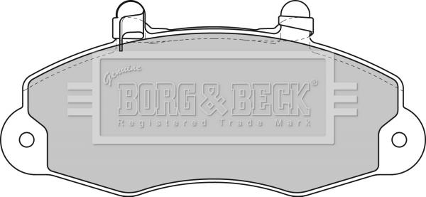 Borg & Beck BBP1624 - Jarrupala, levyjarru inparts.fi