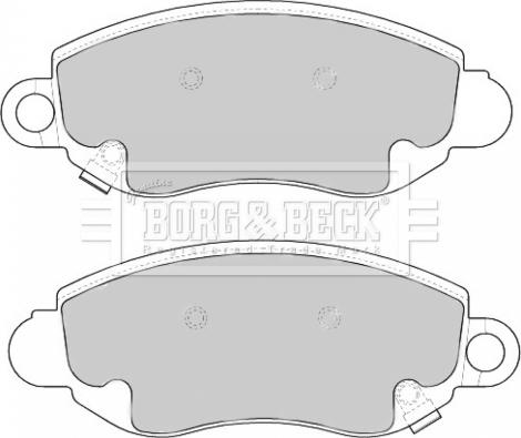 Borg & Beck BBP1626 - Jarrupala, levyjarru inparts.fi