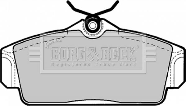 Borg & Beck BBP1672 - Jarrupala, levyjarru inparts.fi