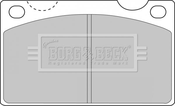 Borg & Beck BBP1099 - Jarrupala, levyjarru inparts.fi