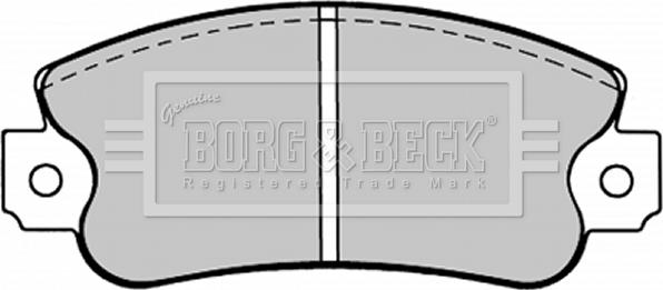 Borg & Beck BBP1093 - Jarrupala, levyjarru inparts.fi