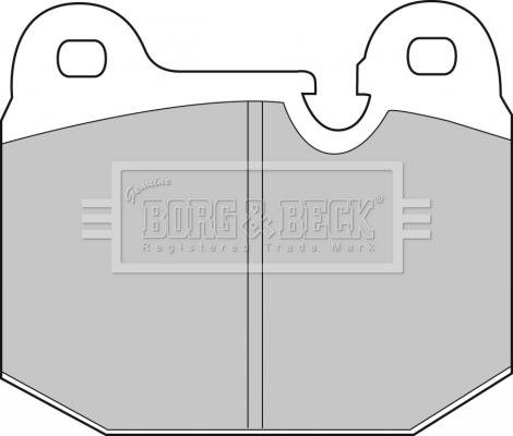 Borg & Beck BBP1043 - Jarrupala, levyjarru inparts.fi