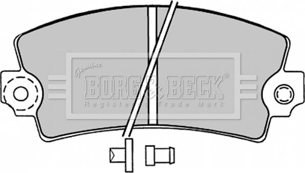 Borg & Beck BBP1047 - Jarrupala, levyjarru inparts.fi