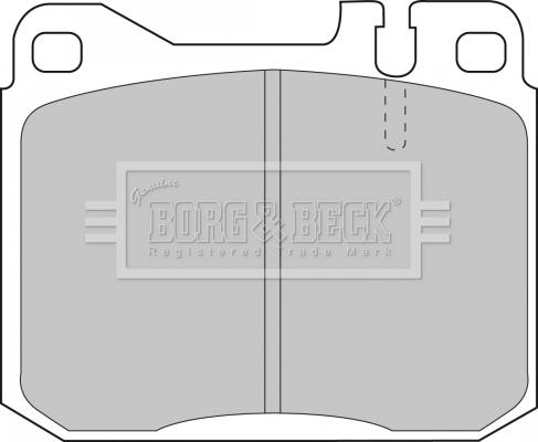 Borg & Beck BBP1061 - Jarrupala, levyjarru inparts.fi