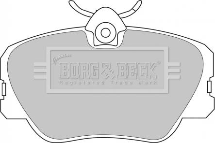 Borg & Beck BBP1068 - Jarrupala, levyjarru inparts.fi