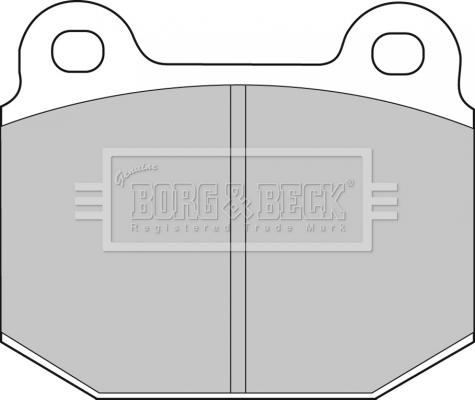 Borg & Beck BBP1005 - Jarrupala, levyjarru inparts.fi