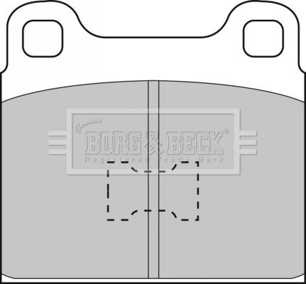 Borg & Beck BBP1001 - Jarrupala, levyjarru inparts.fi