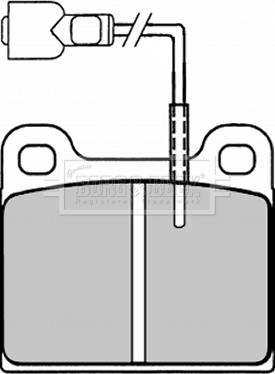 Borg & Beck BBP1002 - Jarrupala, levyjarru inparts.fi