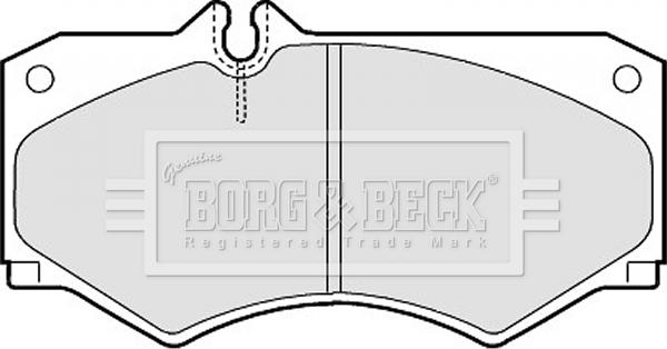 Borg & Beck BBP1089 - Jarrupala, levyjarru inparts.fi