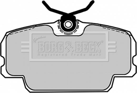 Borg & Beck BBP1084 - Jarrupala, levyjarru inparts.fi