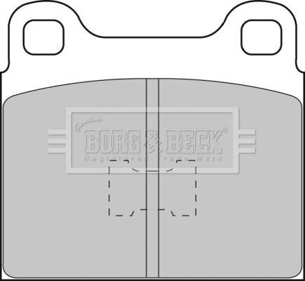 Borg & Beck BBP1085 - Jarrupala, levyjarru inparts.fi