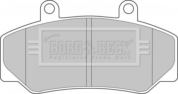 Borg & Beck BBP1087 - Jarrupala, levyjarru inparts.fi